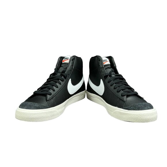 Nike Blazer Mid '77 Vintage Black White Sail Shoes BQ6806-002 Men's Size 10.5 - Picture 8 of 9